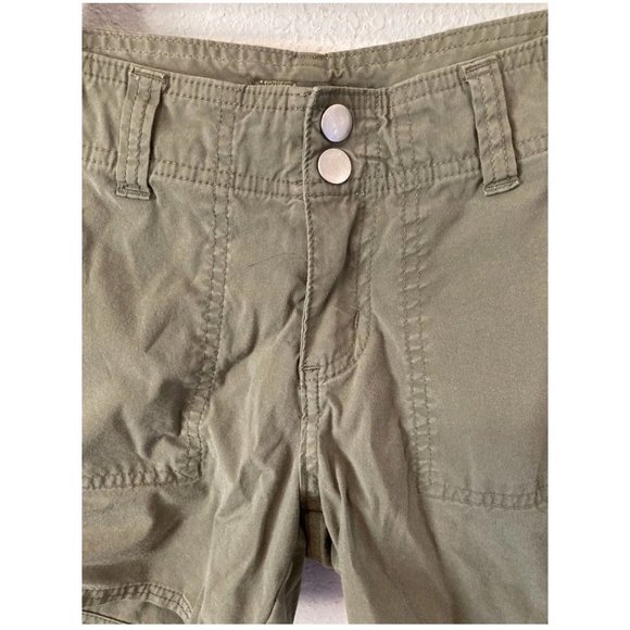 PrAna Women's Charcoal Color Khaki style Shorts Size 10 - Picture 9 of 9